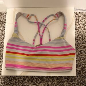 lululemon athletica Multicolor Striped Sports Bra